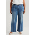 KUT FROM THE KLOTH Meg Wide Leg Ankle Jeans Size 18 Loyalty Blue Seamed NWT