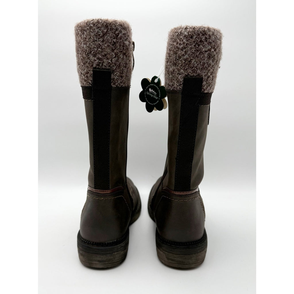 Spring Step Womens Yosemite Mid Calf Boot EU 39 US 8.5 Brown Water Resistant NIB