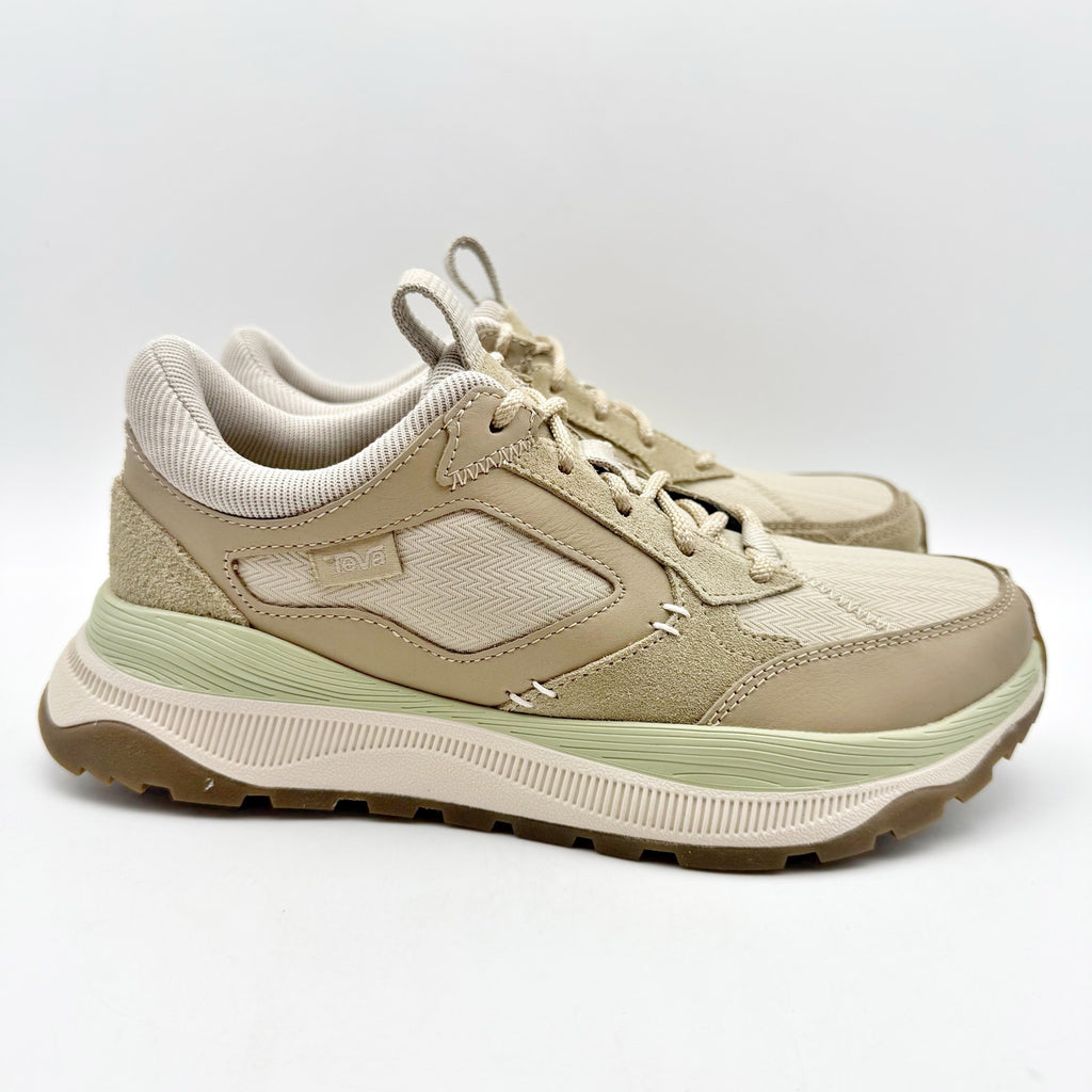 Teva Womens Terrawave Sneakers Size 6 EU 36 Cream Tan Leather NIB