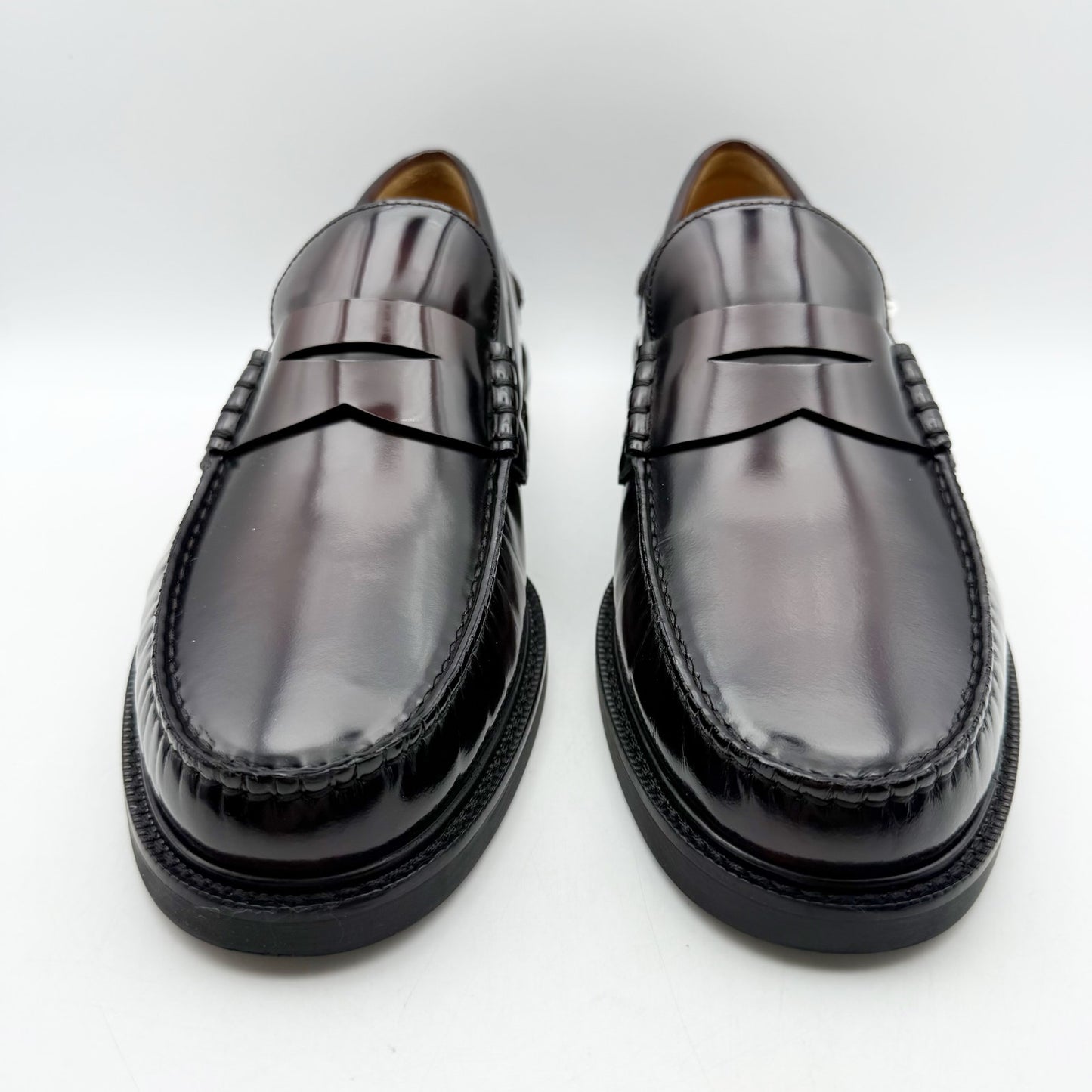 Cole Haan Mens Pinch Prep Penny Loafers US 10 M EU 43 Burgundy Leather NIB