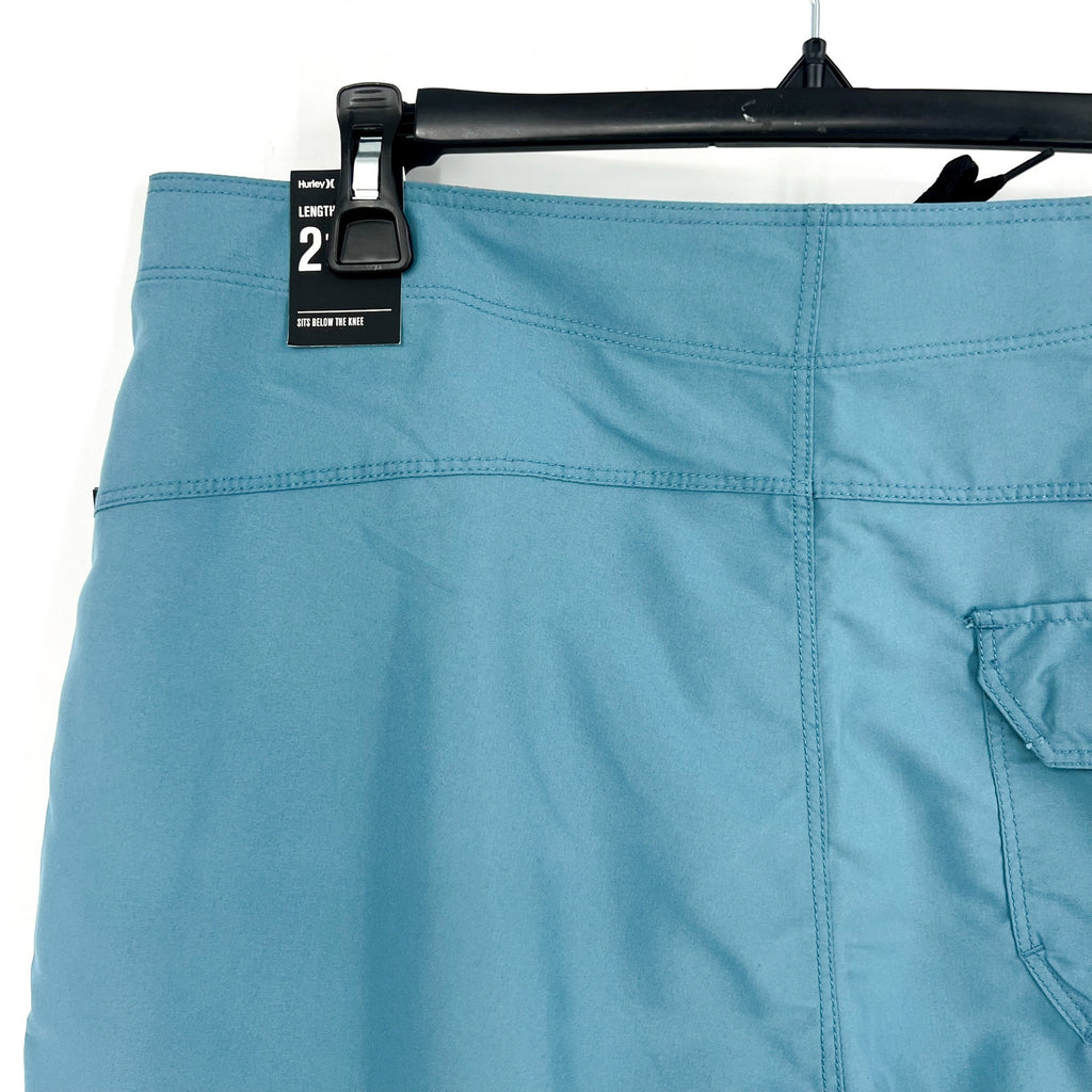 HURLEY Mens Standard One and Only Board Shorts 2.0 US 33 Noise Aqua NWT