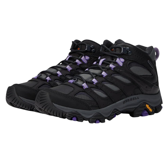 Merrell Womens Moab 3 Thermo Mid Winter Boot US 7 M Black Leather Waterproof NIB