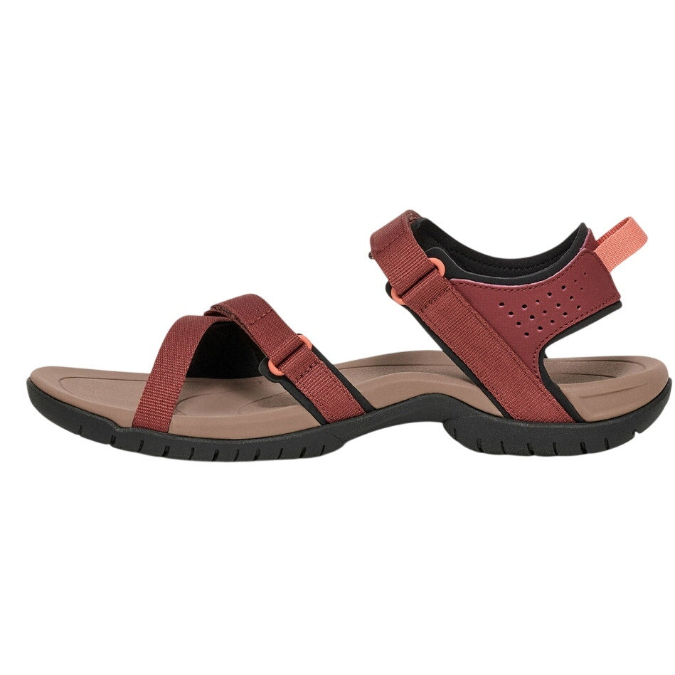 TEVA Womens Verra Sport Sandals Size 11 EU 42 Red Brown Quick Dry NIB