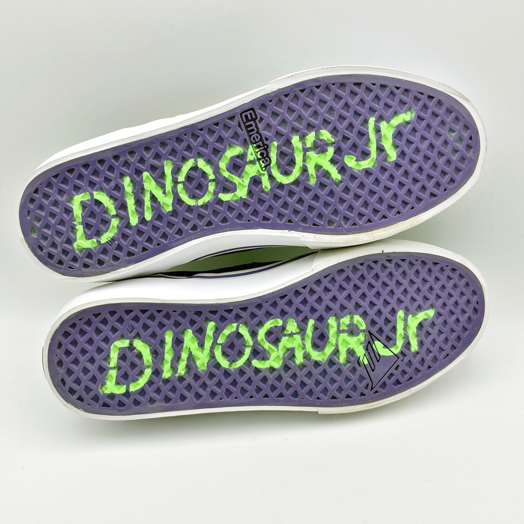 Emerica x Dinosaur Jr Mens Wino Slip-On Shoes Size 8 Black Multicolor Sweep NIB