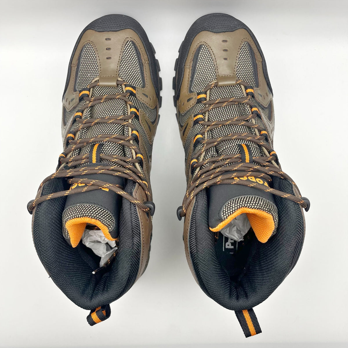 Propet Mens Sentry Work Boots US 8 XX (5E) Brown Composite Toe Waterproof NWOB