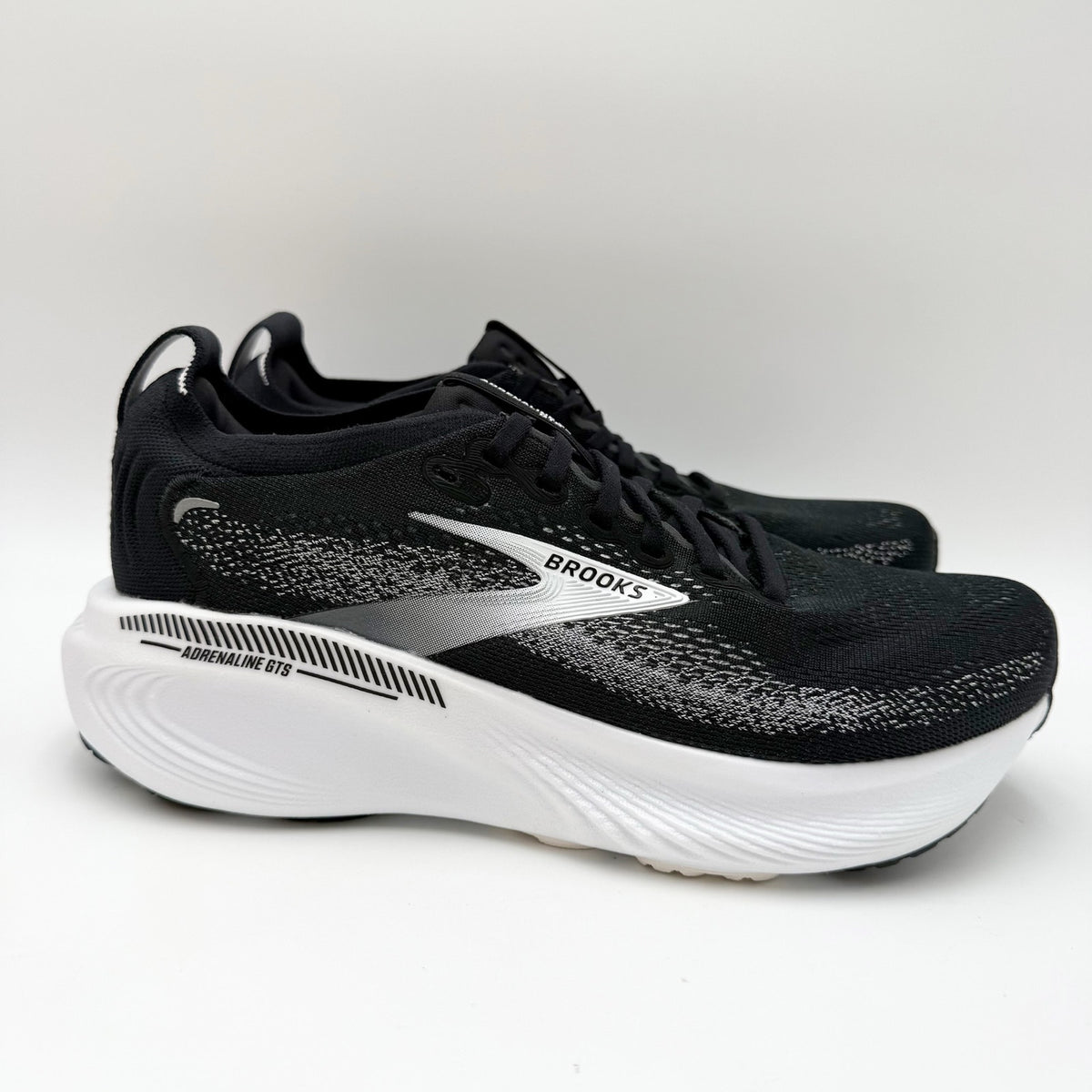 Brooks Womens Adrenaline GTS 25 Running Shoes Size 8.5 XW 2E Black Athletic NIB