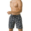 PRANA Men's Metric Board Short Size XXL Black Bloom 8" inseam Drawstring NWT
