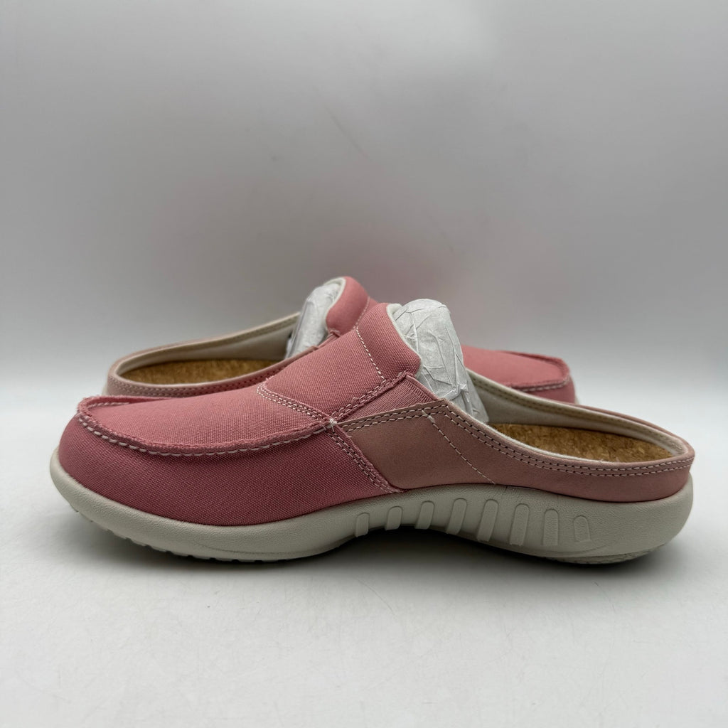 Spenco Womens Siesta Spring Slide Shoe Size 6.5 Pink Water Resistant Slip On NIB