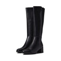 Naturalizer Women Brent Knee High Boot 12 Wide Black Leather Weatherproof NIB