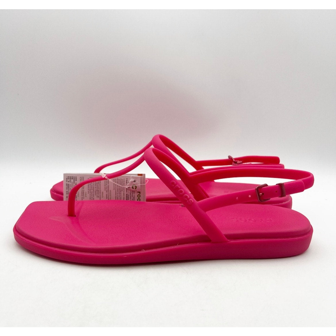 Crocs Women's Miami Thong Sandal Size 11 Dragon Fruit Pink Flip Flop NWT