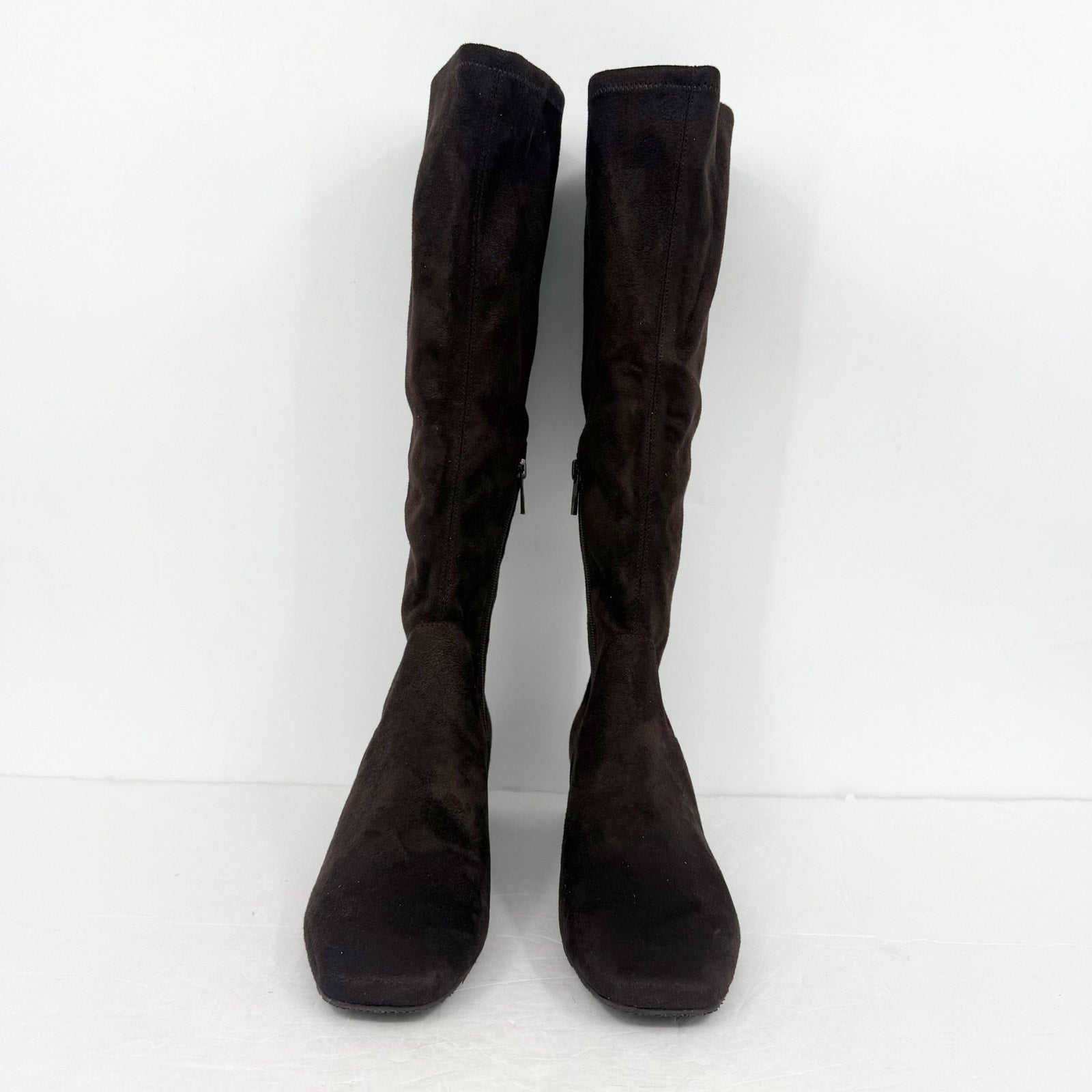 Donald Pliner Womens Regina Knee High Boot US 8.5 M Brown Suede NWOB