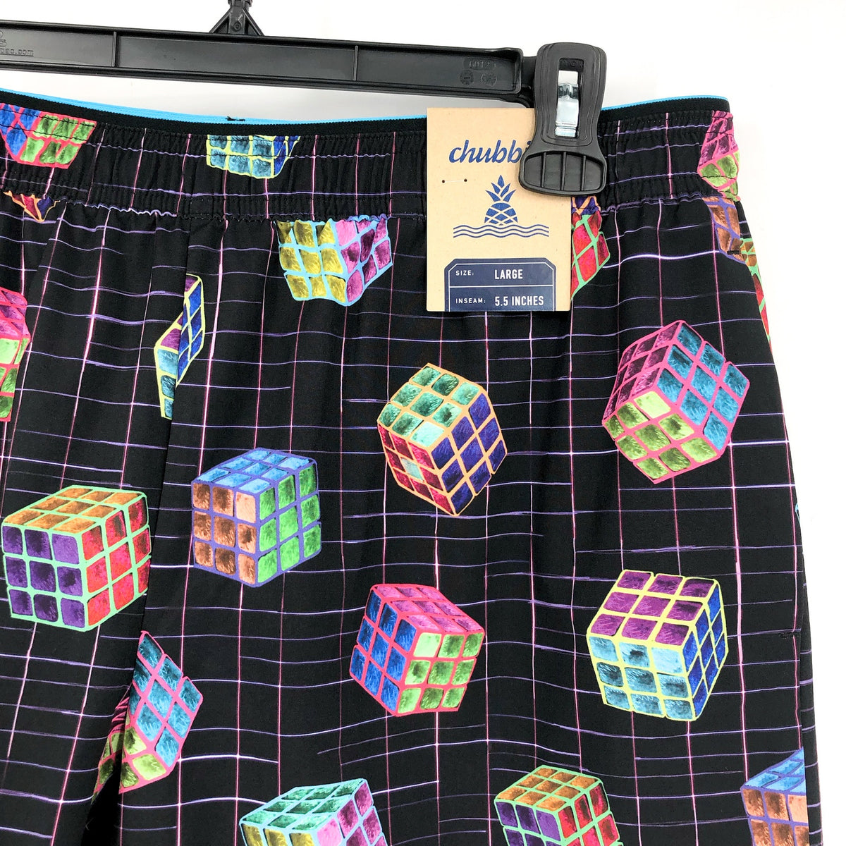 CHUBBIES Men's Solve Its Ultimate Training Shorts 2.0 Large Black Multi NWT