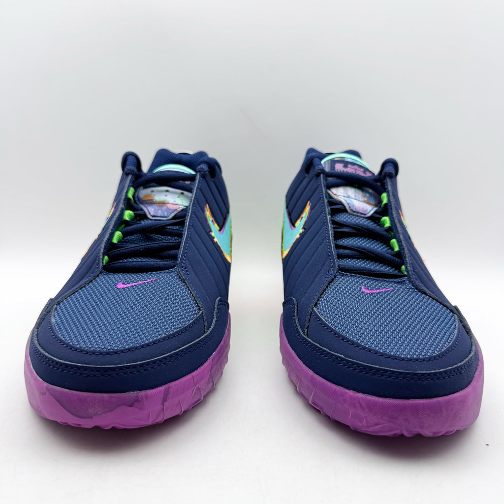 NIKE Kids Lebron Witness lx Kc Sneakers US 7 Youth EU 40 Blue Muulticolor NIB