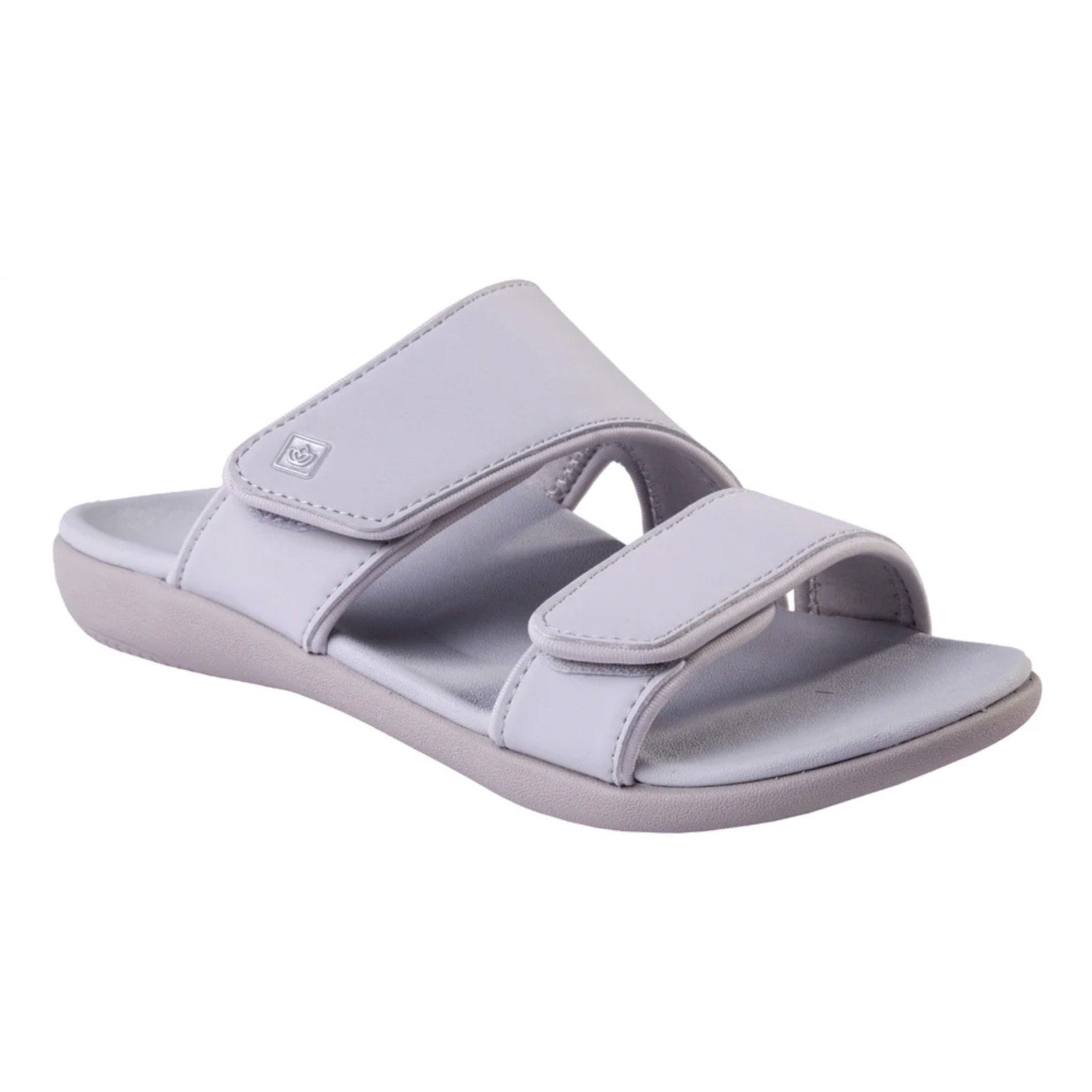 Spenco Womens KHOLO NUEVO Comfort Slide Sandals Size 7.5B Glacier Grey NWT