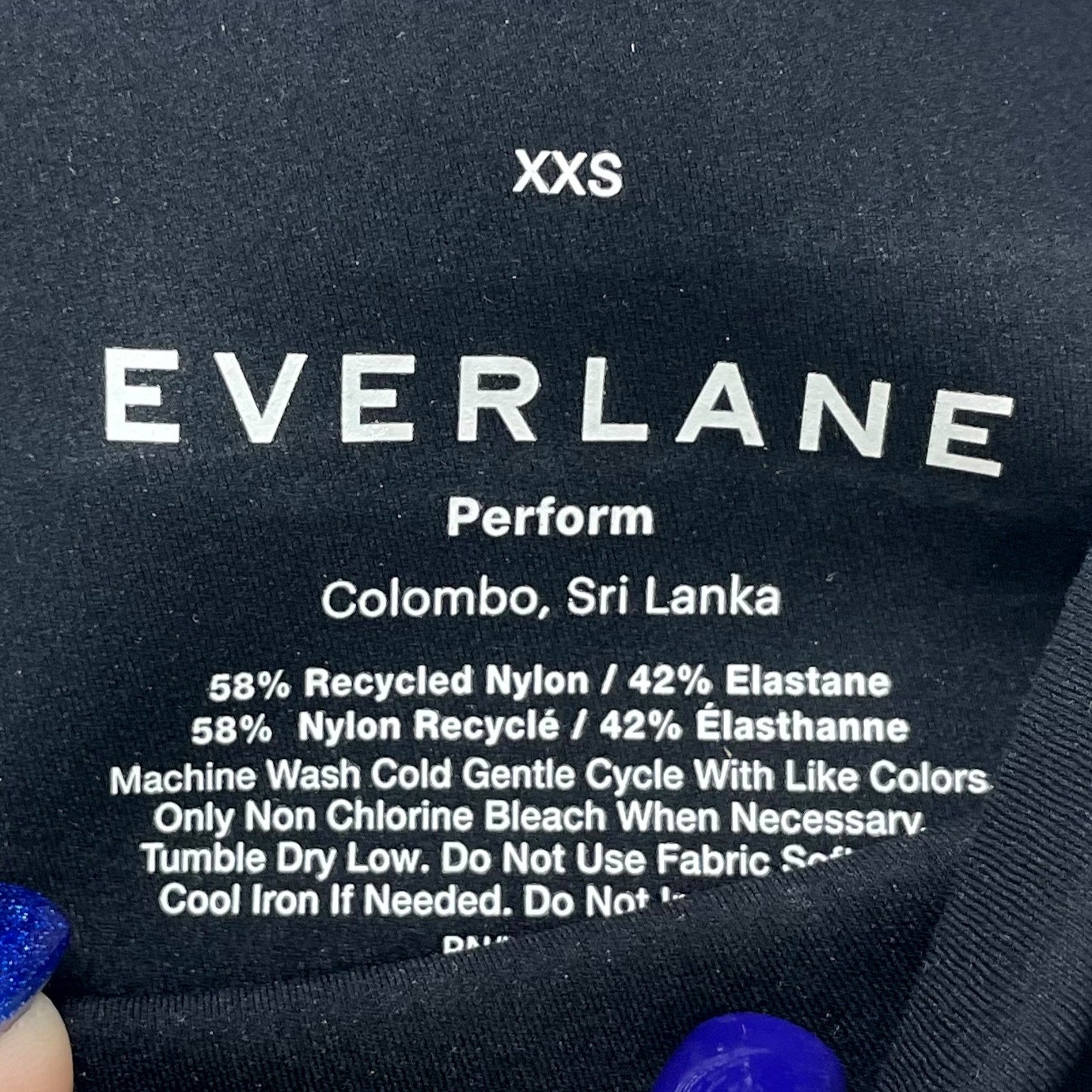 Everlane Womens The Perform Sculpt Leggings XXS Black High Waist Athletic NWT