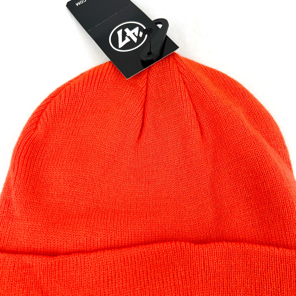 47 BRAND Mens Clemson Tigers Harbor Cuffed Knit Hat One Size Orange NWT