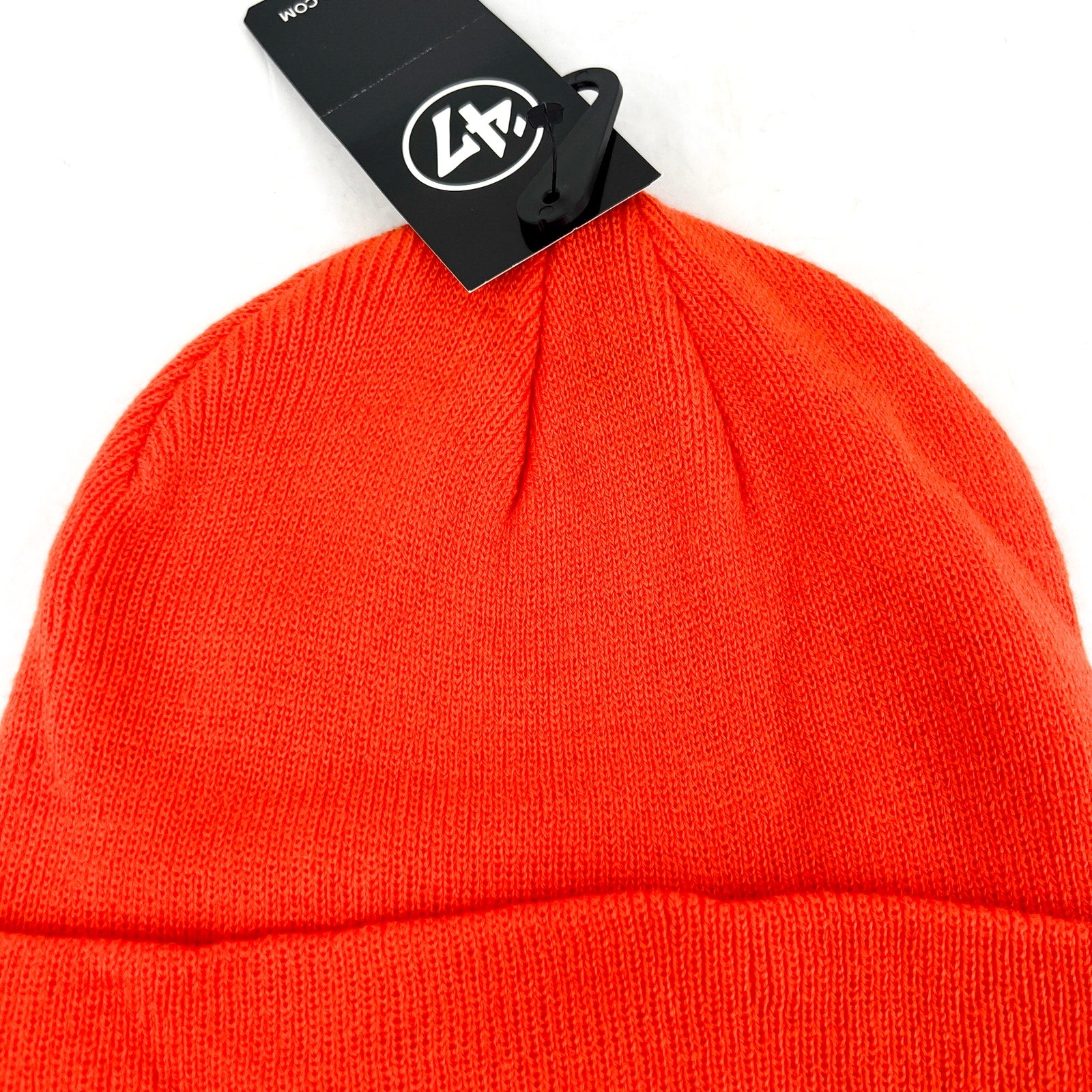 47 BRAND Mens Clemson Tigers Harbor Cuffed Knit Hat One Size Orange NWT