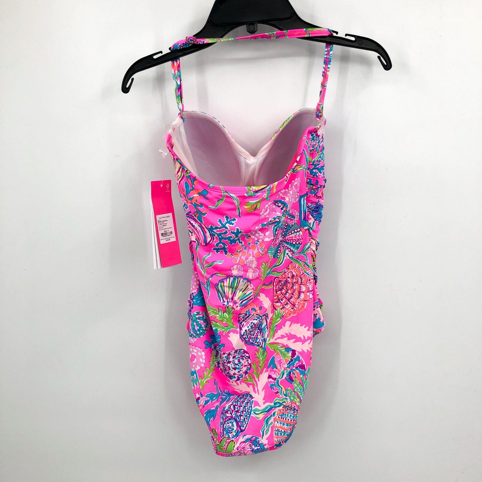 LILLY PULITZER Flamenco One Piece Pink Isle Shell Me Something Good Size 2