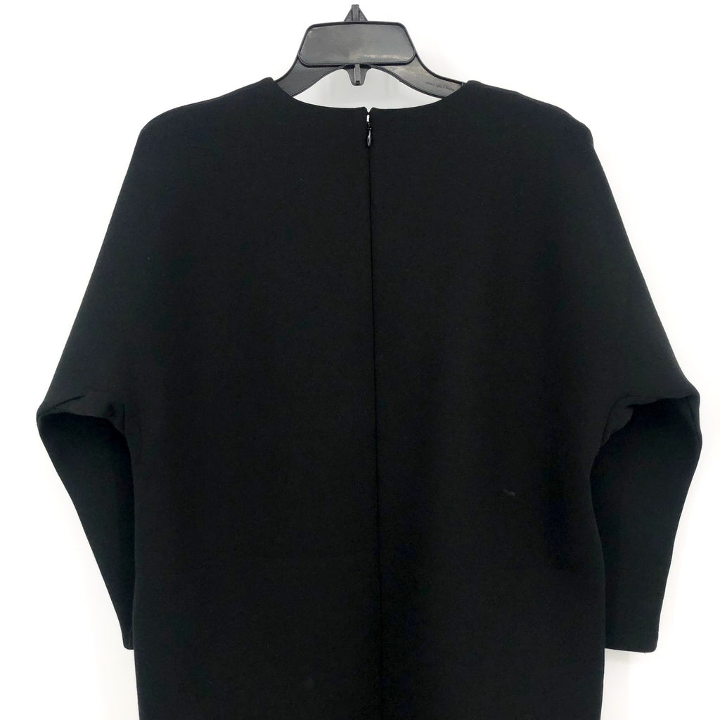 EVERLANE Scuba Tunic Dress Medium Black Knit 3/4 Sleeve NWOT