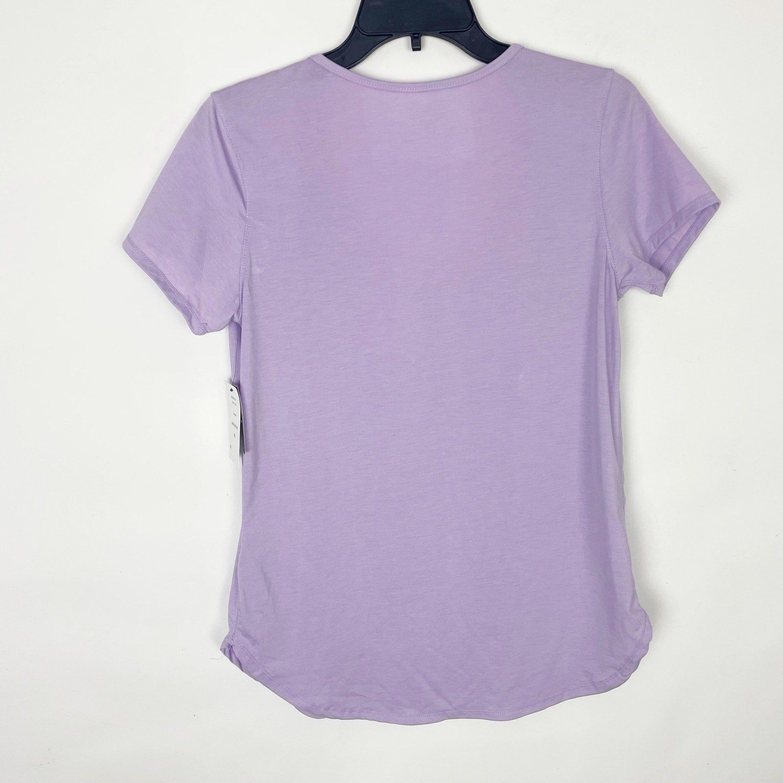 COTTON ON BODY Womens Gym T Shirt Large Purple Scoop Neck Relaxed NWT