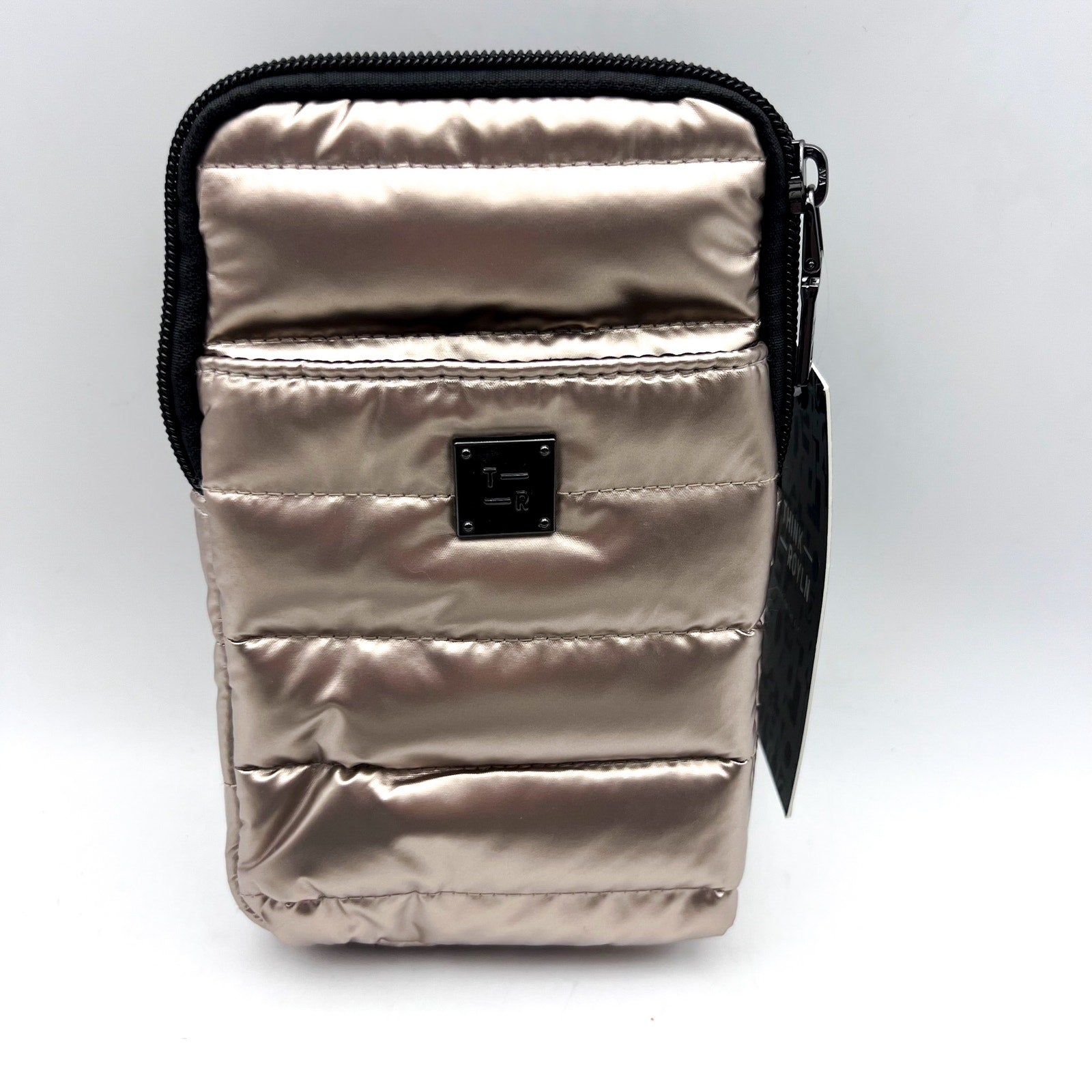 THINK ROYLN Women's Buzz Me Mini Crossbody Bag Pearl Cashmere Black NWT