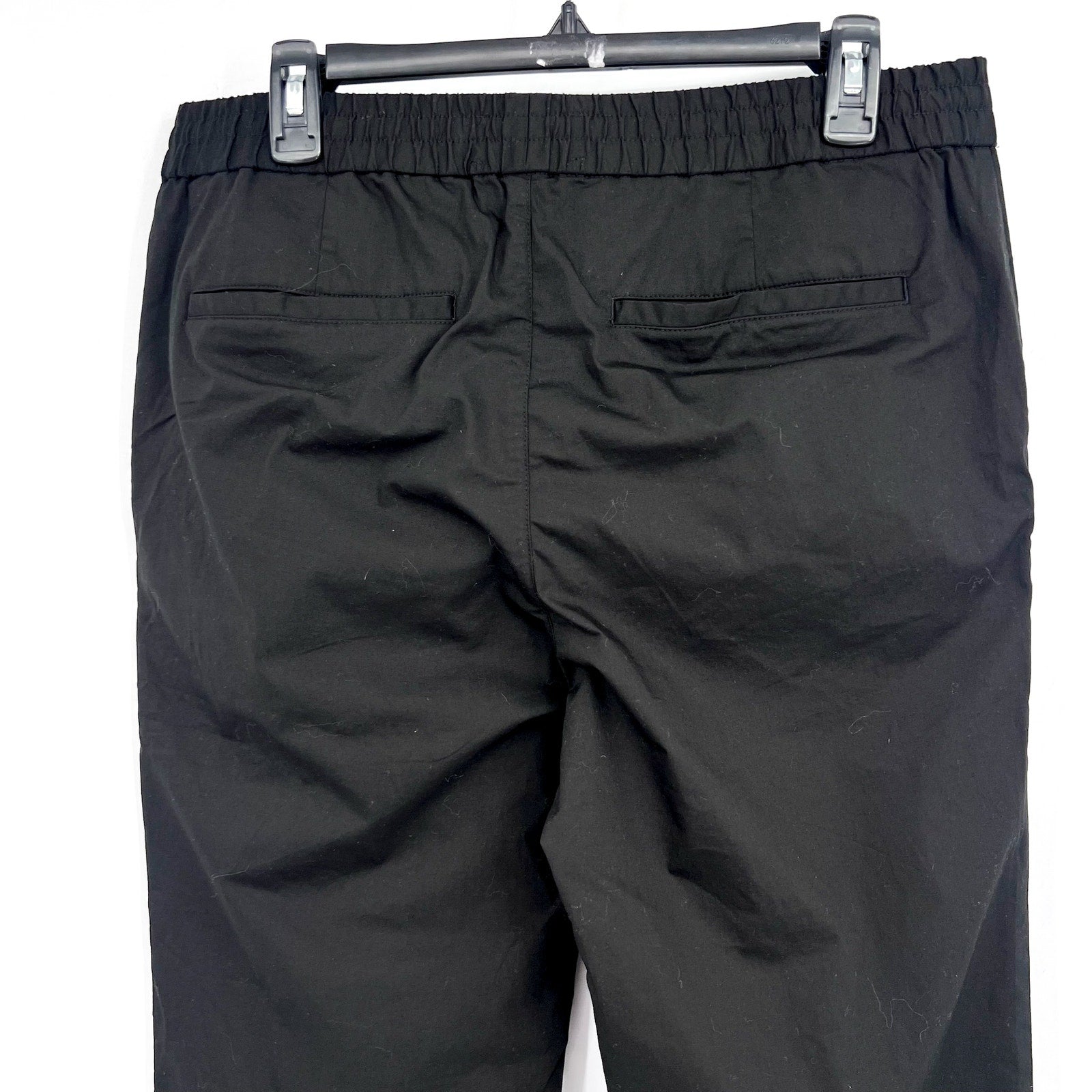 A9013. EVERLANE- MENS MEDIUM- Casual Pants Medium X 30 Black Cotton Twill Pull-on NWT