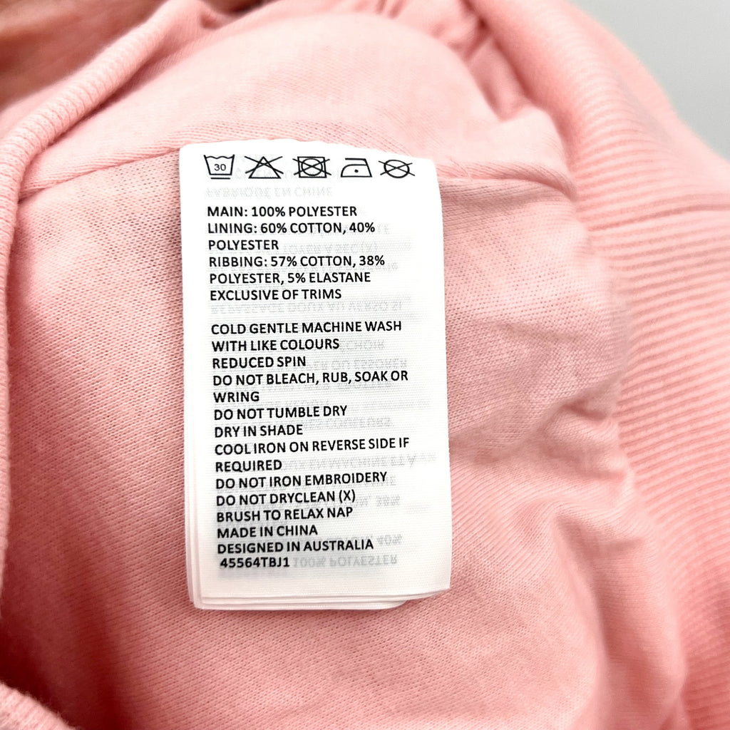 BARDOT JUNIOR Girl's Love Fluffy Sweatshirt 2T Blush Pink Hoodie NWT