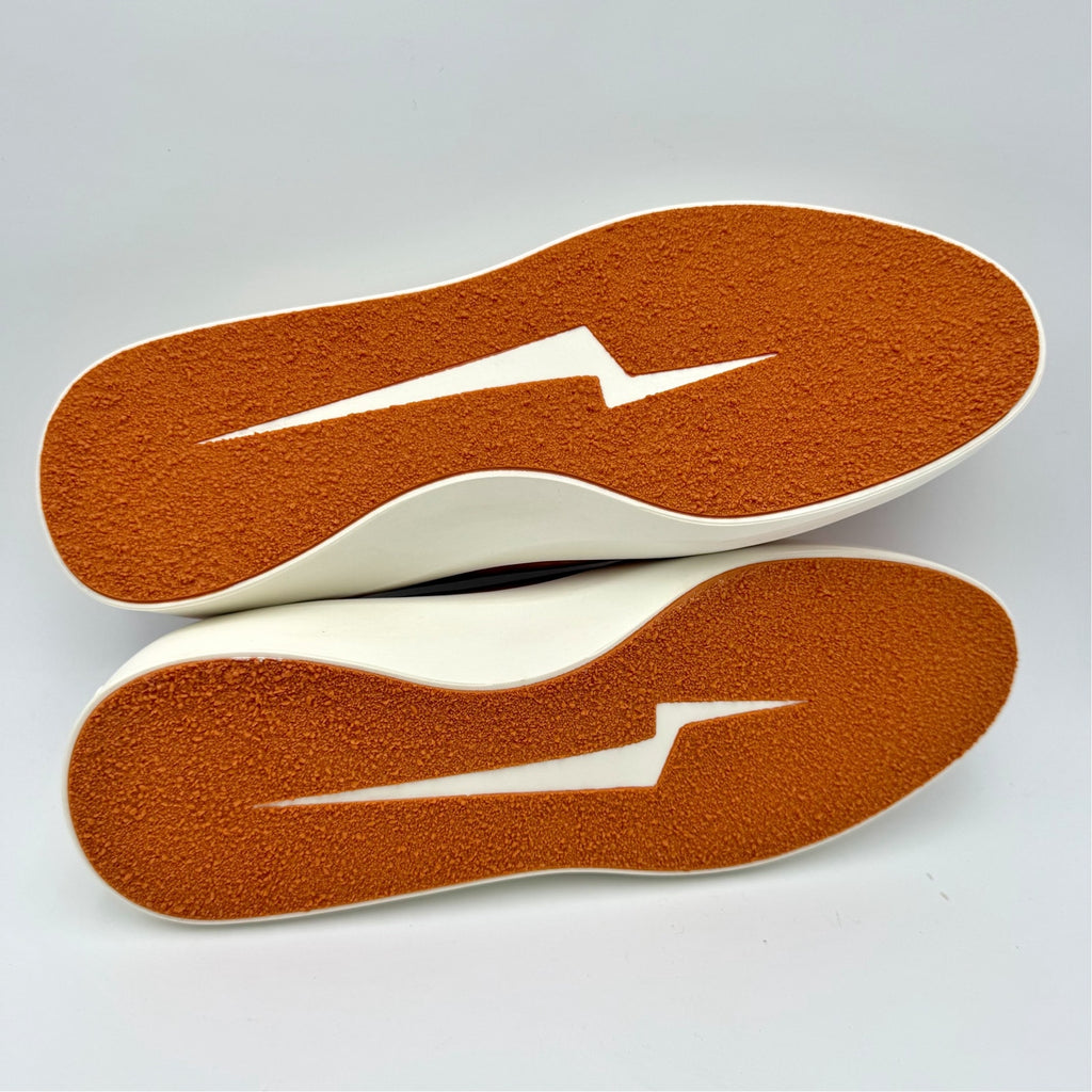 Wolf & Shepherd Cruise Mule Slip On Shoes Mens 8 Womens 10 Orange Suede NIB