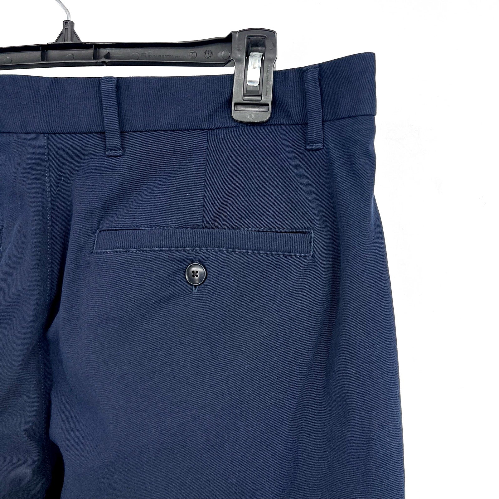 EVERLANE Uniform Mens Performance Chino Pants 34x34 Navy Blue Athletic Fit NWT