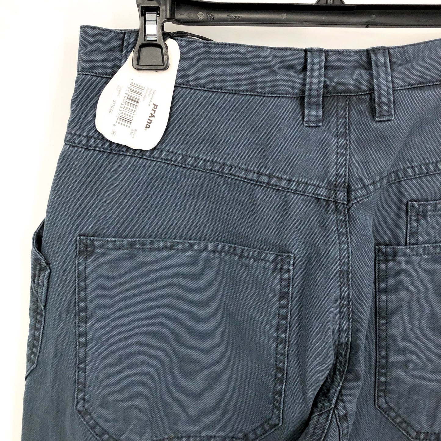 PRANA Womens Melrose Relaxed Pant Size 8 Reg Blue Stormy Night Barrel NWT