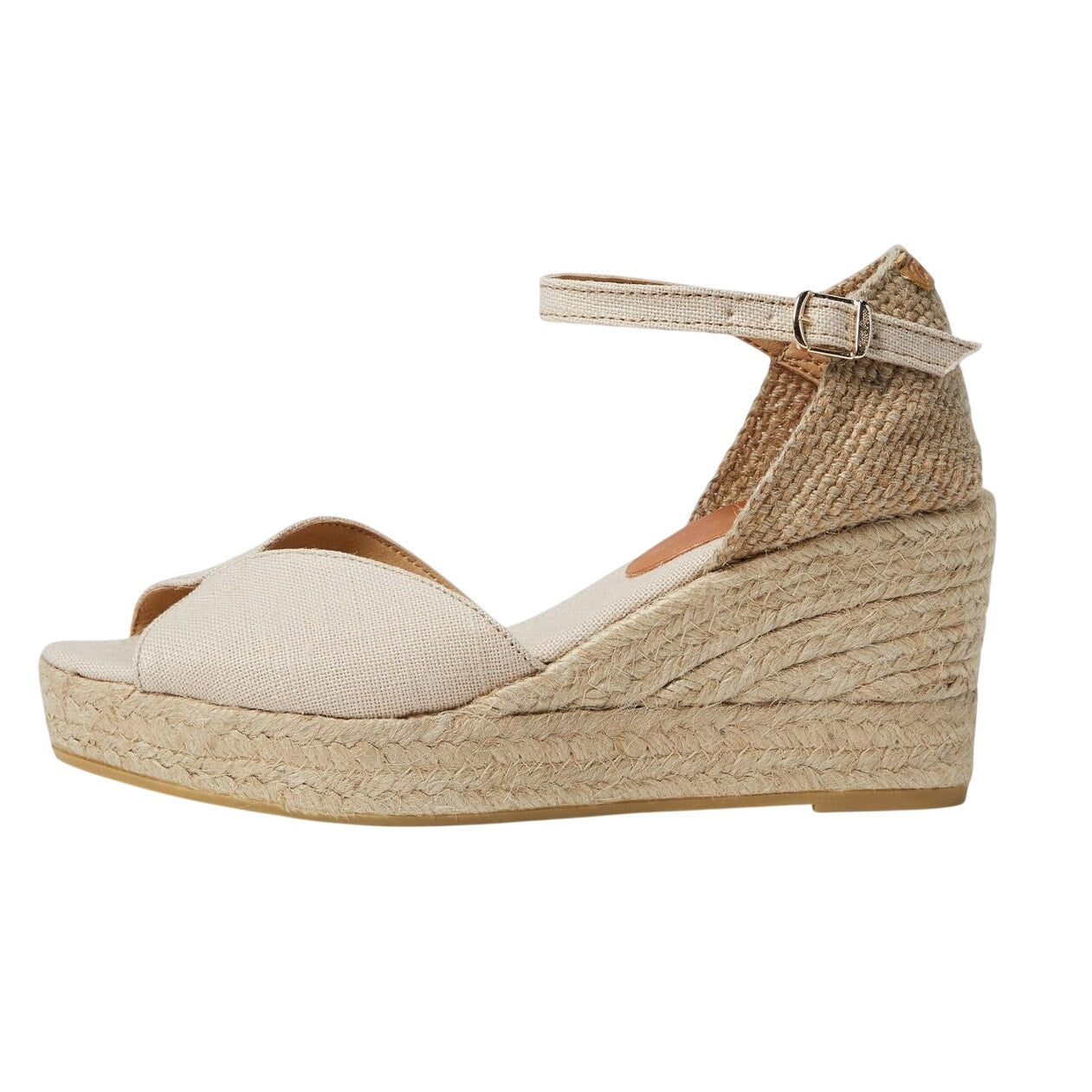 Toni Pons Womens Lua-NT Wedge Heels EU 41 US 10.5 Cream Espadrille Sandals
