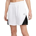 NIKE Women's Dri-FIT ISoFly Basketball Shorts XS White Black Elastic Waist NWT