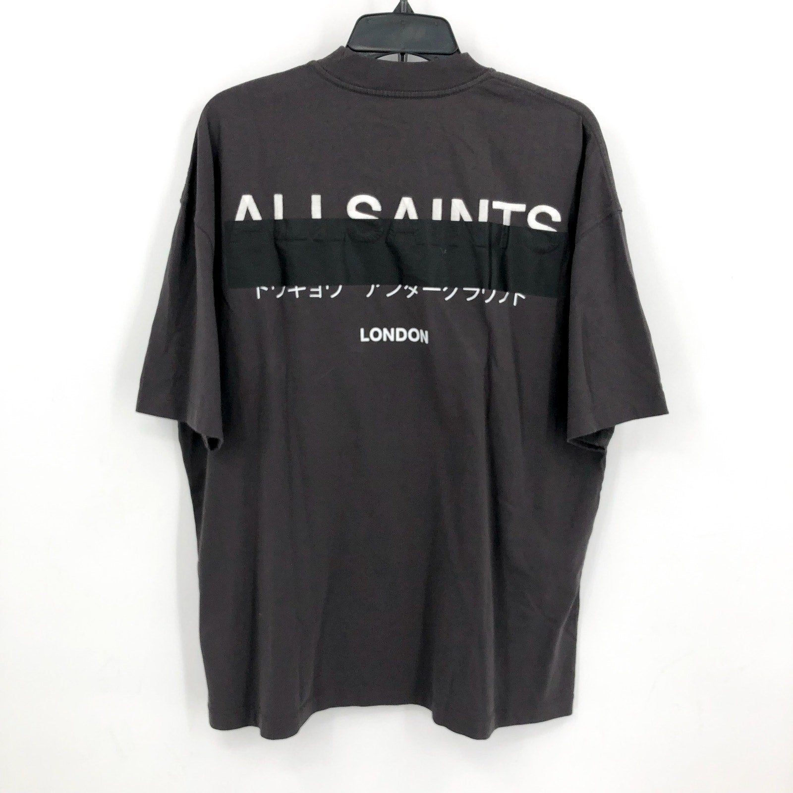 ALLSIANTS Men's Laser Crew T-Shirt Medium Skyline Grey Short Sleeve NWT