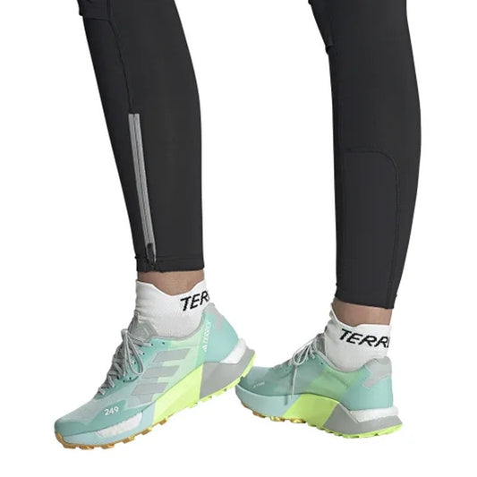 Adidas Womens Terrex Agravic Ultra Trail Running Sneakers US 8 Blue Green NIB