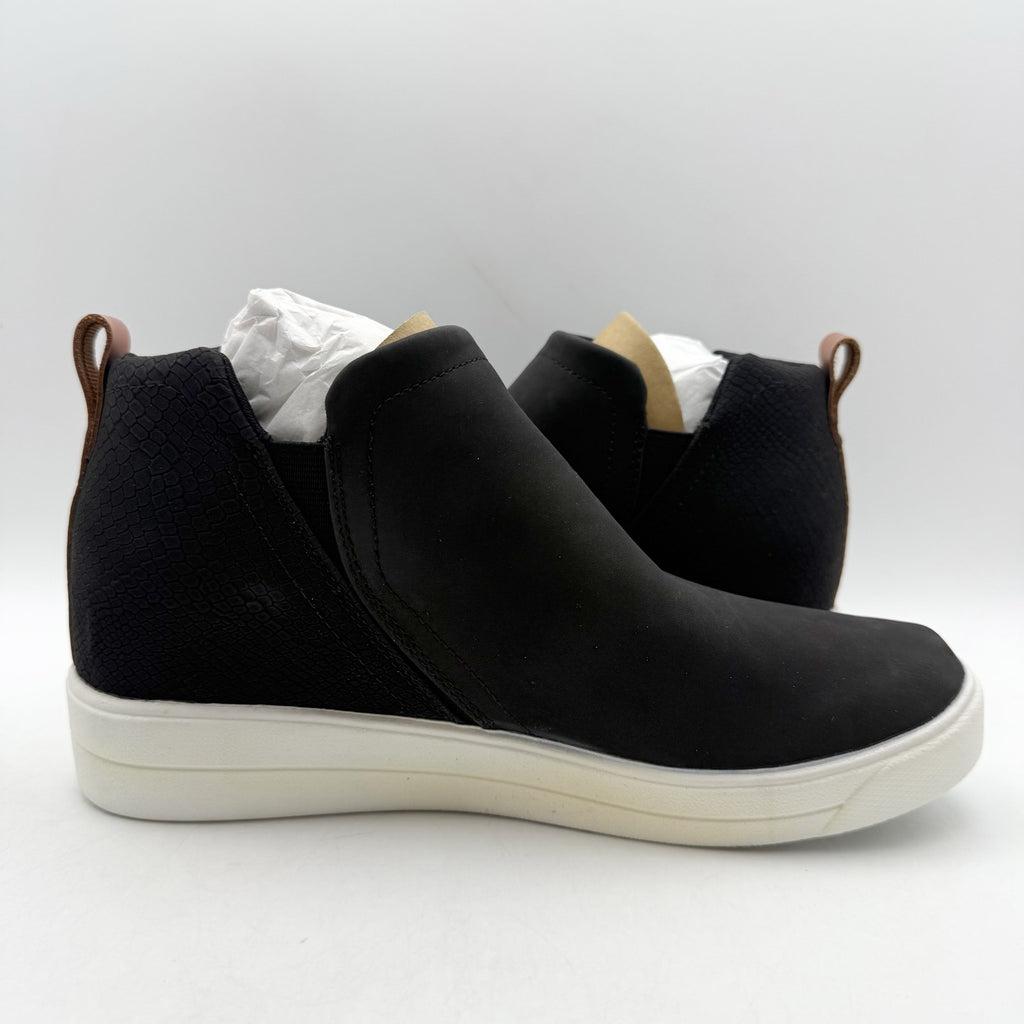 Ryka Womens Vera Wedge Casual Sneakers US 8.5 M EU 38.5 Black Knit NIB