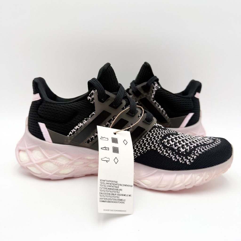 Adidas Kids Ultraboost DNA Web Athletic Shoes Size 5 Black Pink NWT