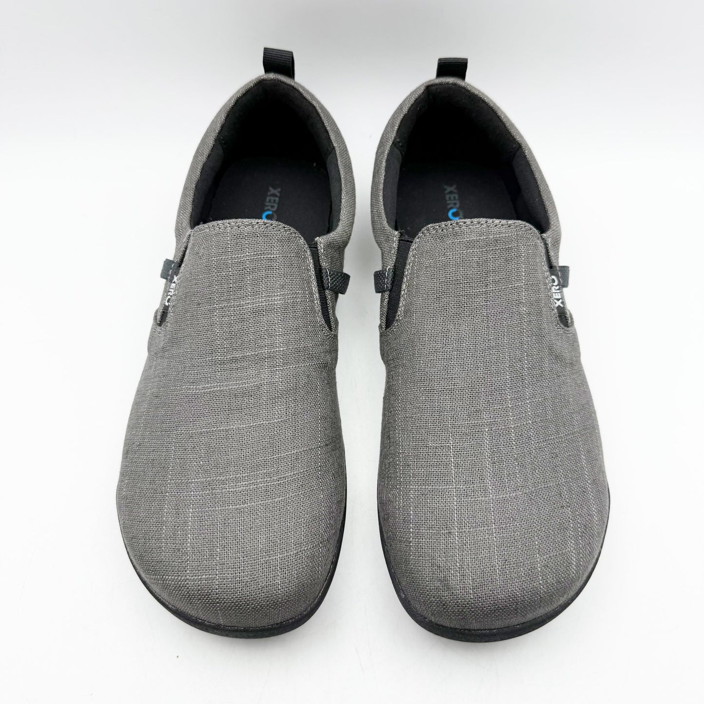 Xero Mens Aptos Slip On Sneakers US 9.5 EU 42.5 Grey Lightweight Hemp Canvas NIB