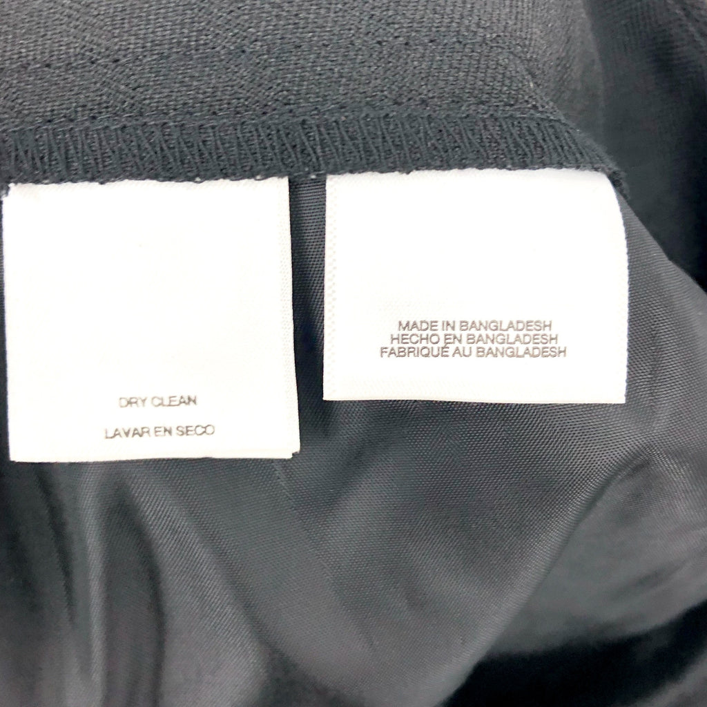 LE SUIT Women's Kate Straight Suit Pants Size 8 Petite Black Flat Front NWT
