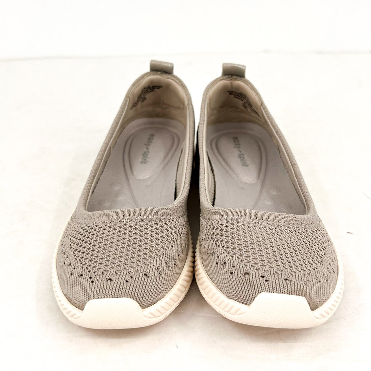 EASY SPIRIT Women's Glitz Walking Shoes Flats Size 6 Narrow Gold Slip Ons NWOB
