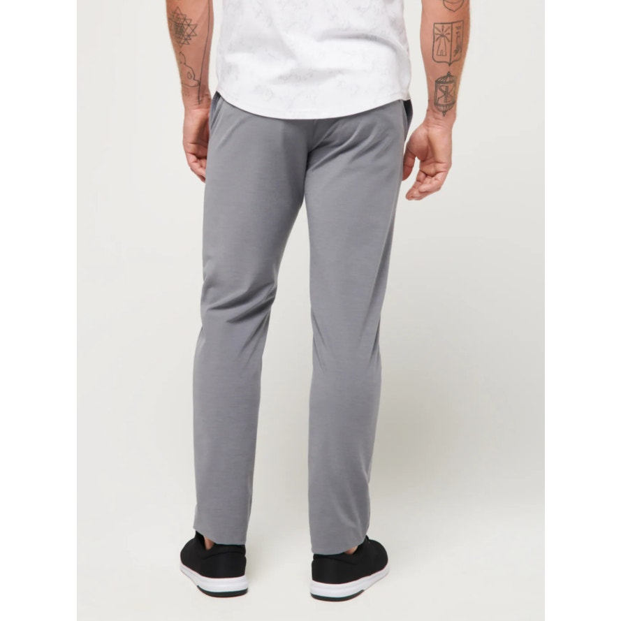 TRAVIS MATHEW Men's Open To Close Tech Chino Pants 42x31 Grey Heather Quit NWT