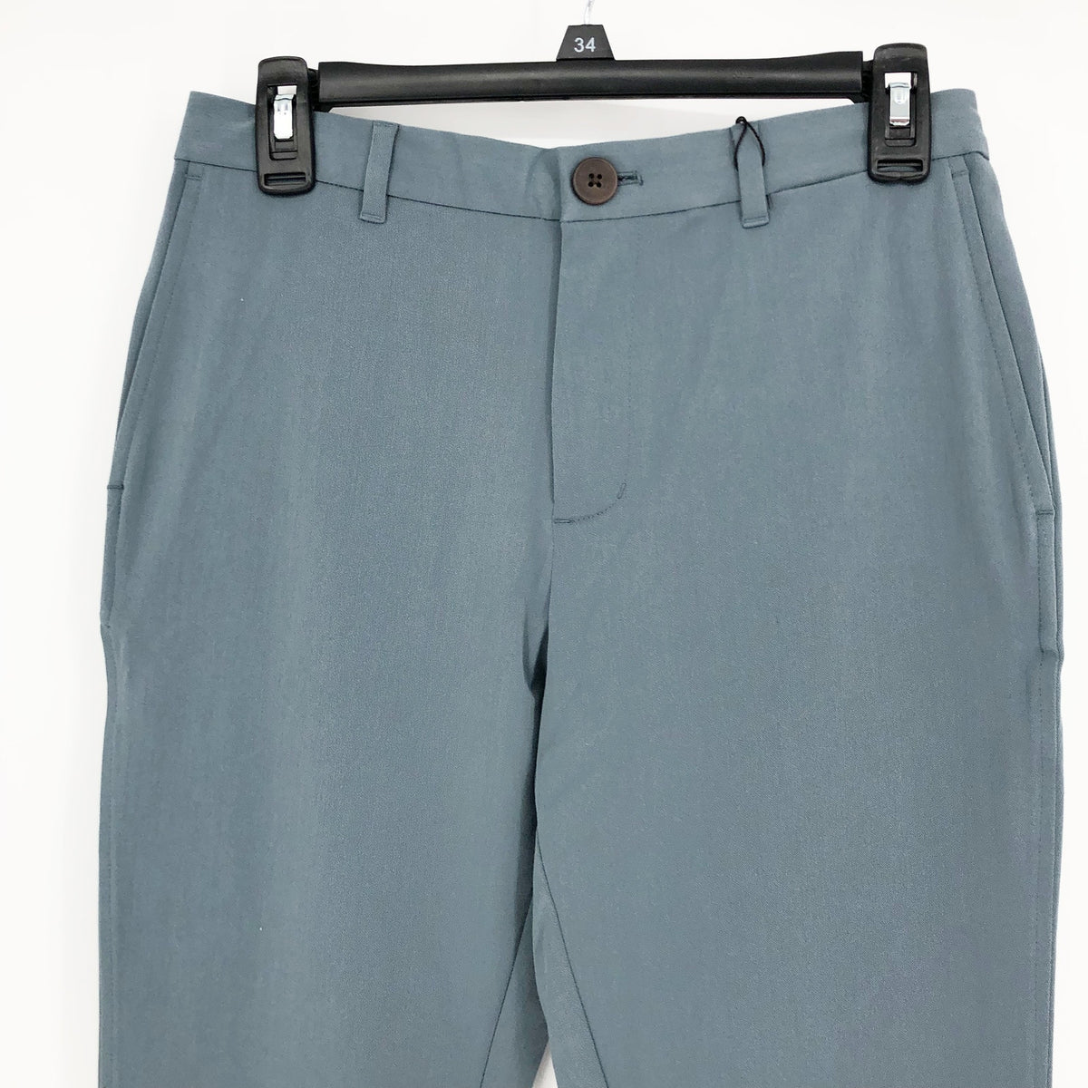 MINISTRY OF SUPPLY Men's Pace Tapered Chino Pants 36x35 Blue Flat Front NWT