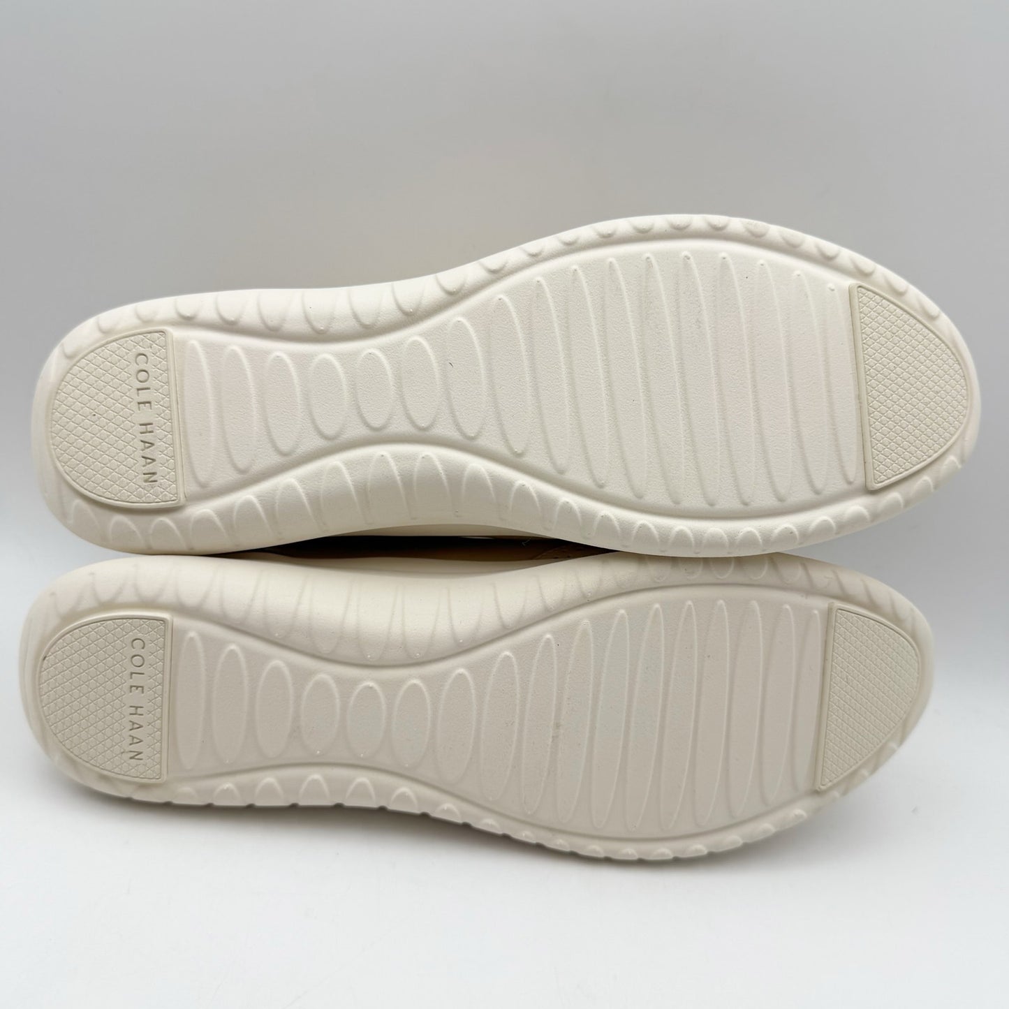 Cole Haan Women Zerogrand Meritt Wing Tip Oxford Shoe US 7.5 M Beige Leather NIB