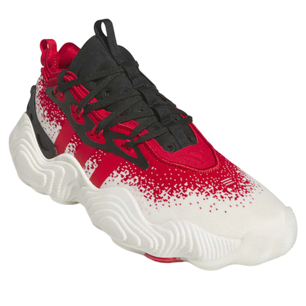 Adidas Trae Young 3 Basketball Shoes Mens 5 Womens 6 White Red Athletic NWOB