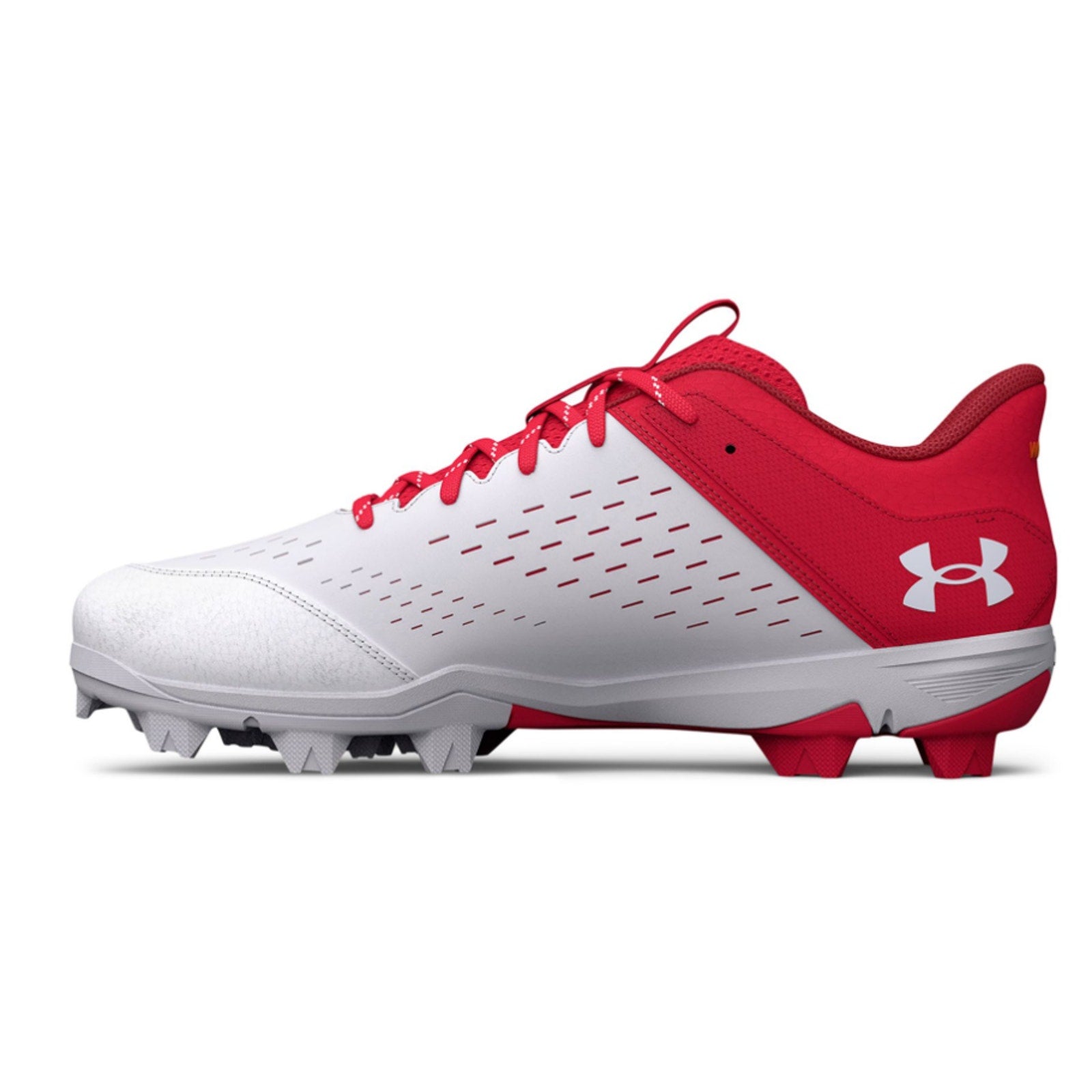 Under Armour Mens Leadoff Low Rm Baseball Cleats US 12 EU 46 Red White NIB