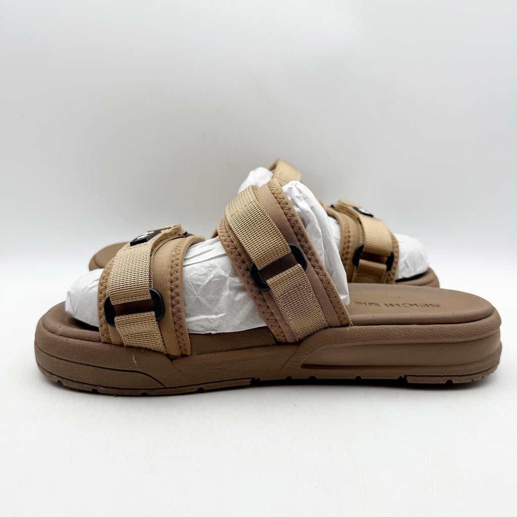 SEICHI Mens Sandoru Ichi Slide Sandals Size 10 EU 43 Mocha Brown NIB