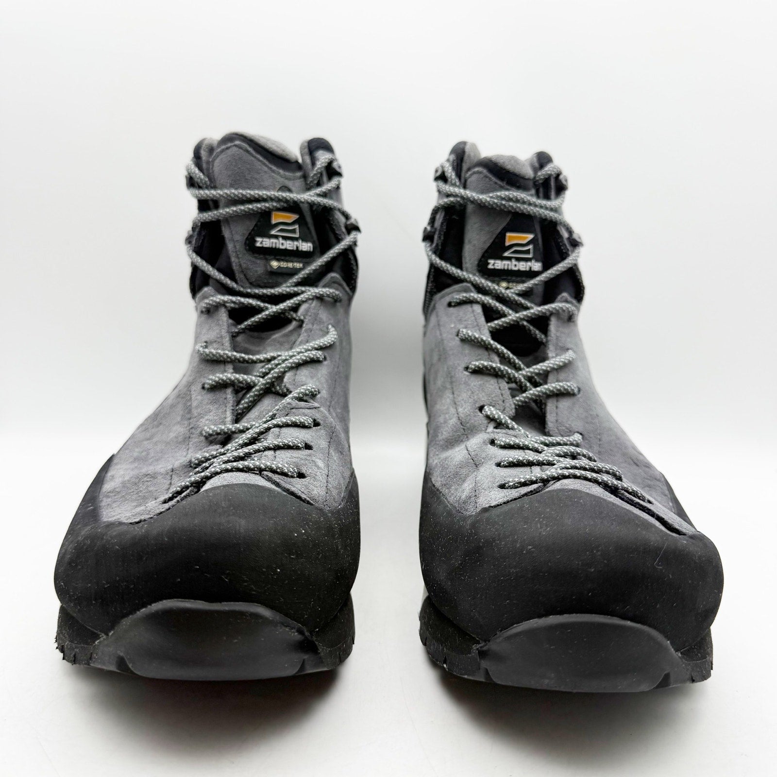 Zamberlan Mens Salathe' Trek GTX RR Hiking Boots US 13 EU 45 Grey Suede WP NWOB