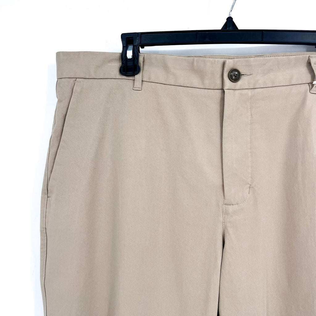 EVERLANE Men's Uniform Performance Chino 36x30 Khaki Tan Athletic Fit Pants NWT