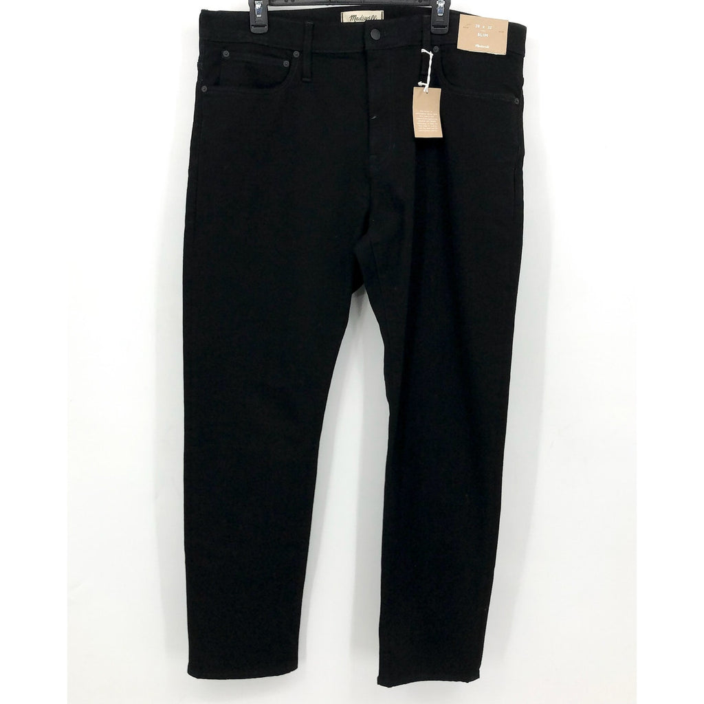MADEWELL Men's Slim Jeans 38x32 Black Bainhart Wash ND479 COOLMAX Denim NWT