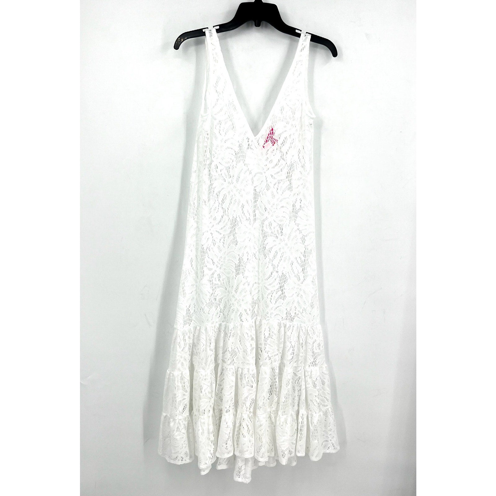 LILLY PULITZER Womens Finnley Lace Cover-up Swim Dress XXS White NWOT
