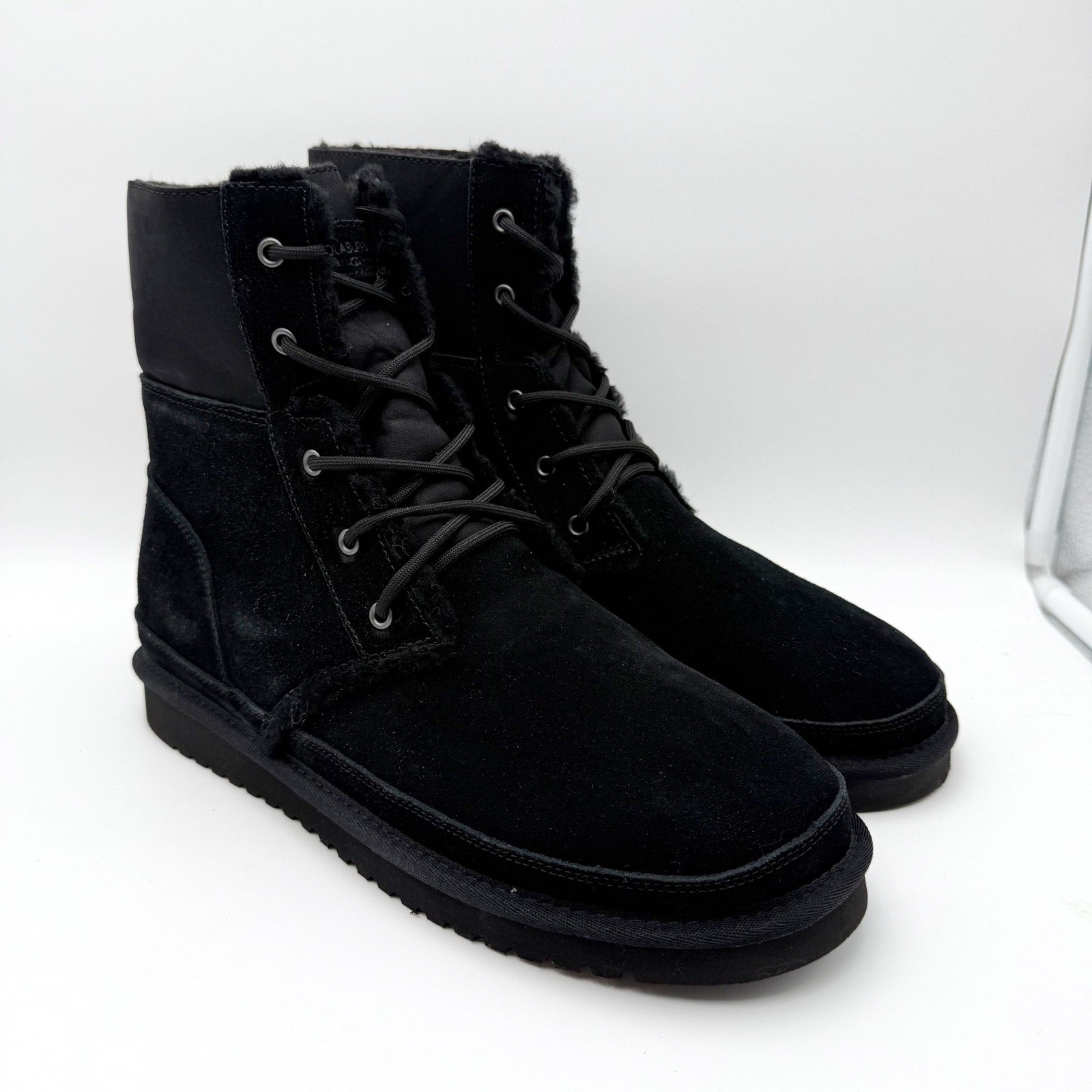 Koolaburra by UGG Womens Advay Tall Boot US 12 EU 43 Black Suede NWOB
